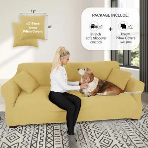 Sofacover loveseat beige