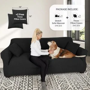 Sofa Slip Covers Black