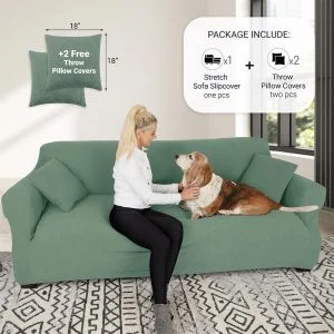 Sofacover loveseat sage