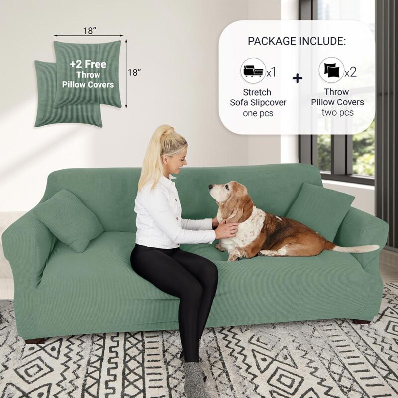 Sofacover loveseat sage