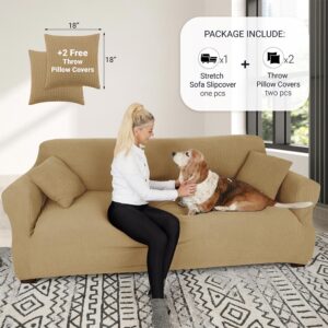 Sofacover loveseat sand