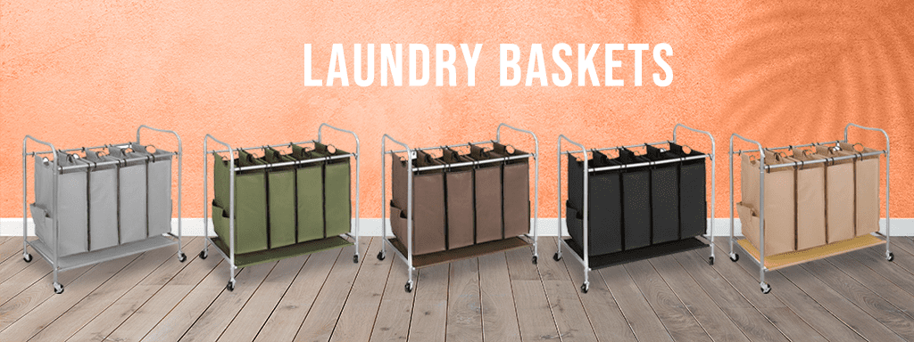 Easy-to-use Laundry Basket with Wheels