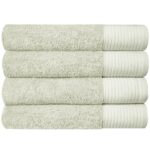 Soft Bath Towels - color green tea