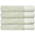 Soft Bath Towels Ultra Absorbent 100% Cotton Eco-Friendly Set 600 GSM