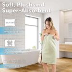 Soft Bath Towels Ultra Absorbent 100% Cotton Eco-Friendly Set 600 GSM