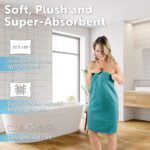 Soft Bath Towels Ultra Absorbent 100% Cotton Eco-Friendly Set 600 GSM