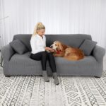 Sofa cover dark grey