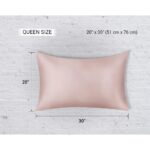 queen size pillow light pink