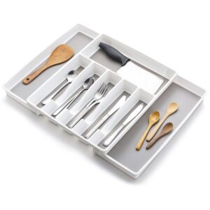 Expandable Silverware Organizer Tray 6-Compartments