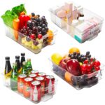 Fridge Storage Bins – Set Of 4