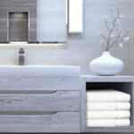Soft Bath Towels Ultra Absorbent 100% Cotton Eco-Friendly Set 600 GSM