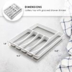 Silverware Organizer Tray 5-Compartments