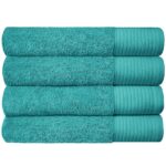 Soft Bath Towels - color teal