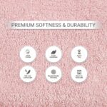Soft Bath Towels Ultra Absorbent 100% Cotton Eco-Friendly Set 600 GSM