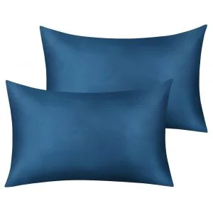 Silky Satin Pillowcase Hypoallergenic Dark Teal
