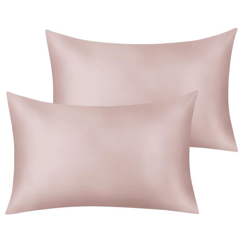 Two pillowcases light pink