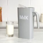 Jinamart Milk Bag Organizer and Milk Cup Container,Milk Bag Holder for Fridge, Grey