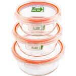 Glass Food Storage Containers - Round