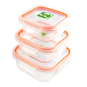 Glass Food Storage Containers – Square